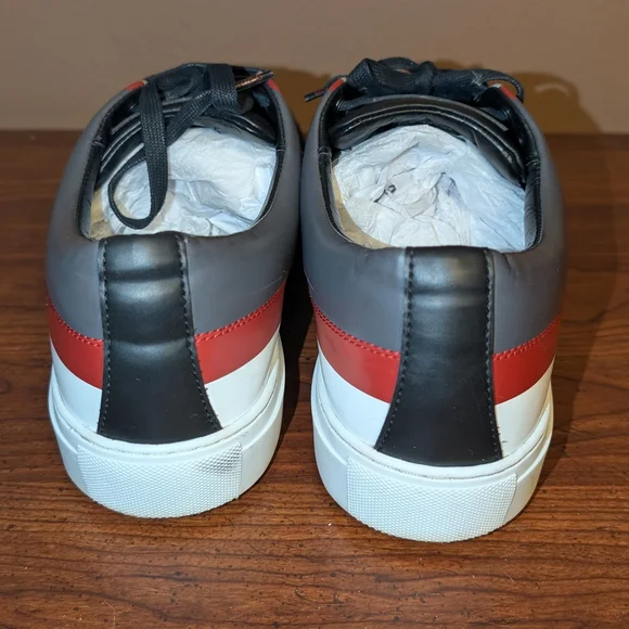 Hugo Boss Color-Blocked Sneakers Black Red White